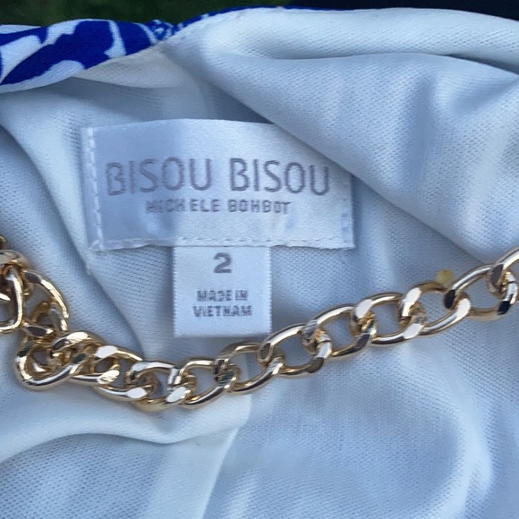 Bisou Bisou sleeveless maxi dress sz 2 - Picture 4 of 6